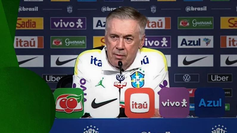 Ancelotti confirma mudanças no time titular da seleção