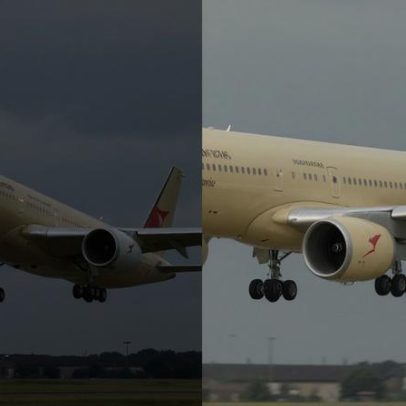 Avião para a rota mais longa do mundo realiza primeiro voo de teste