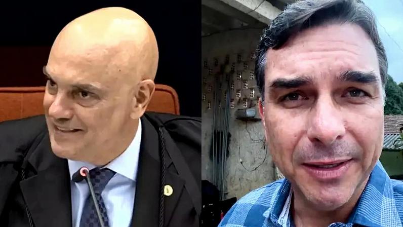 Defesa de Flávio Bolsonaro pede suspeição de Moraes no caso Vorcaro e Master