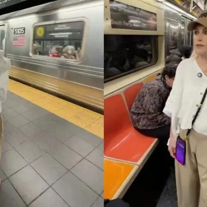 Ana Maria Braga usa metrô em Nova York após achar carro de aplicativo caro