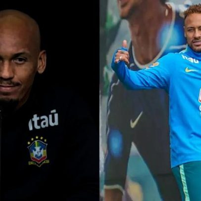 Fabinho diz que Neymar é líder do grupo na Seleção