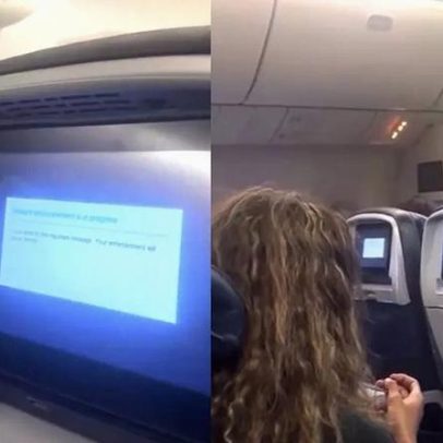 Avião retorna ao aeroporto após passageiro nomear Bluetooth como bomba; recado da tripulação