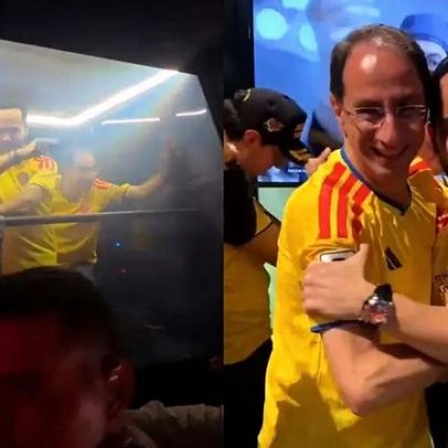 Presidente colombiano eleito celebra vitória desfilando