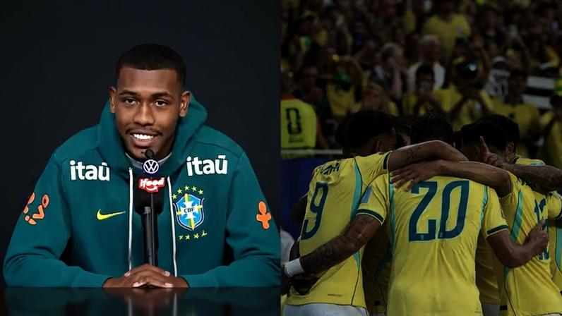 Rayan revela emoção por ser o mais jovem titular da seleção em Copa desde 1970