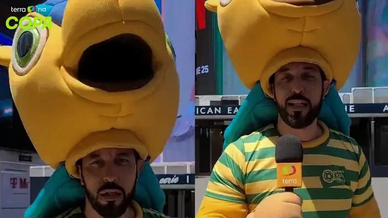Fuleco viaja até Nova York e aposta em Neymar para conquistar o hexa