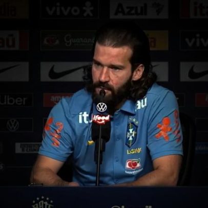 Alisson diz estar 100% apto e defende ida de Weverton à Copa
