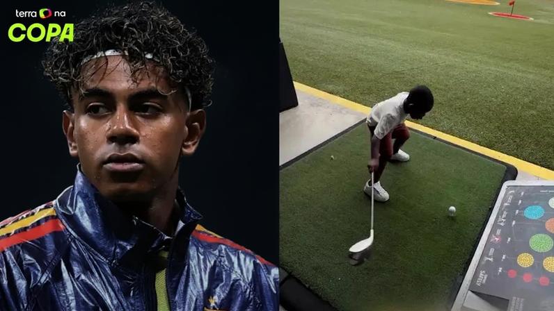 Lamine Yamal comenta falha do irmão ao tentar jogar golfe nos EUA