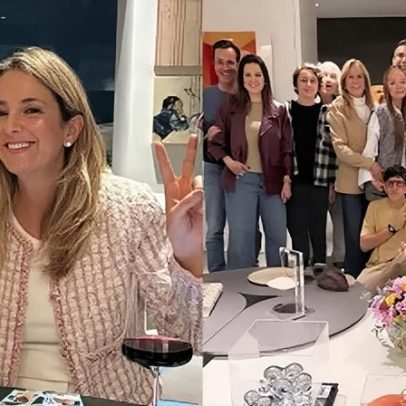 Ticiane Pinheiro comemora 50 anos cercada pela família
