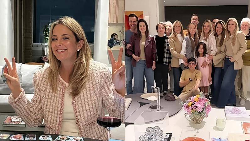 Ticiane Pinheiro fez aniversário e celebrou com almoço especial