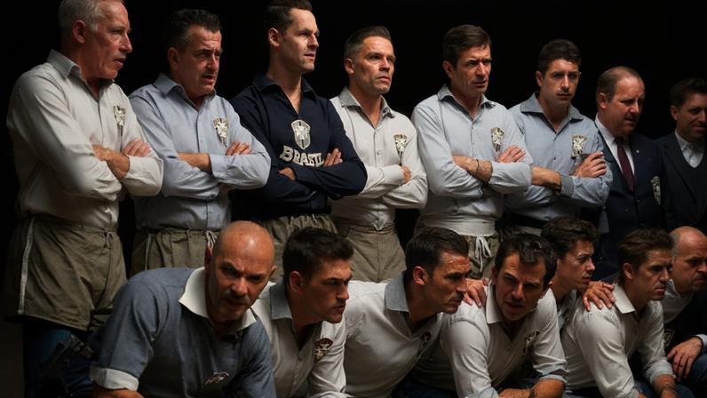 Time do Brasil campeão da Copa do Mundo em 1962 • Foto: Allsport/Hulton