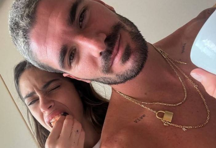 Rodrigo de Paul e a namorada, a atriz Titi (Instagram/Reprodução)