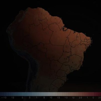 Frente fria derruba temperaturas no Sul e traz chuva ao Sudeste; Norte em alerta de temporais