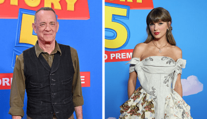Tom Hanks diz que música de Taylor Swift em Toy Story 5 era segredo total