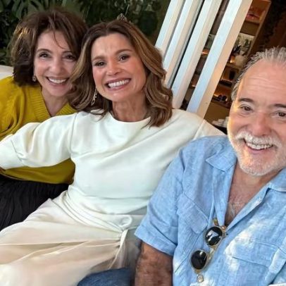Tony Ramos faz rara aparição ao lado da esposa em festa de Flávia Alessandra