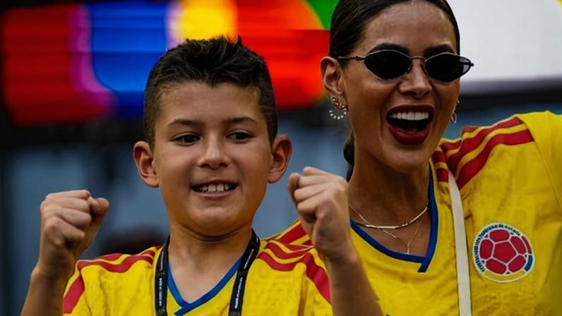 Torcida colombiana em Miami para acompanhar duelo contra Portugal
