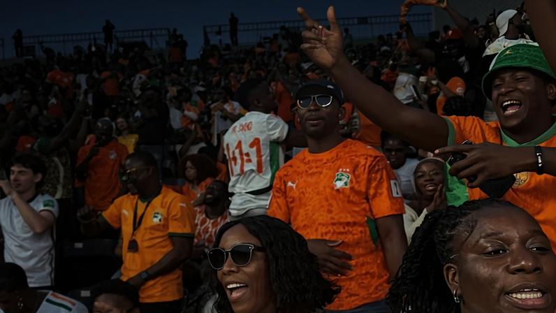 Torcida da Costa do Marfim em amistoso na Philadephia