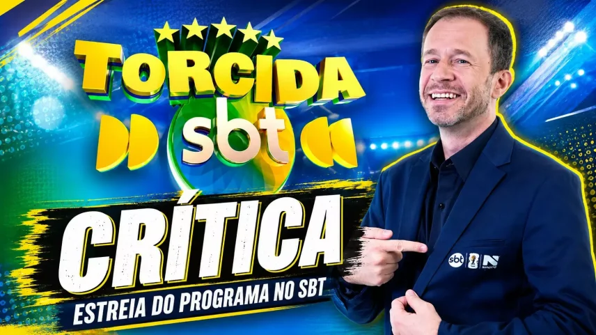 Torcida SBT estreia apostando no carisma de Tiago Leifert e em uma Copa com cara de evento