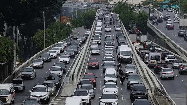 Transito chuva