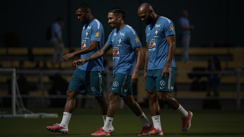 Treino da Seleção Brasileira nos Estados Unidos