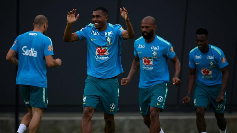 Treino da Seleção Brasileira nos Estados Unidos