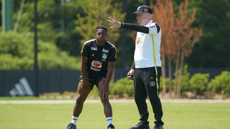 Treino da seleção brasileira nos Estados Unidos
