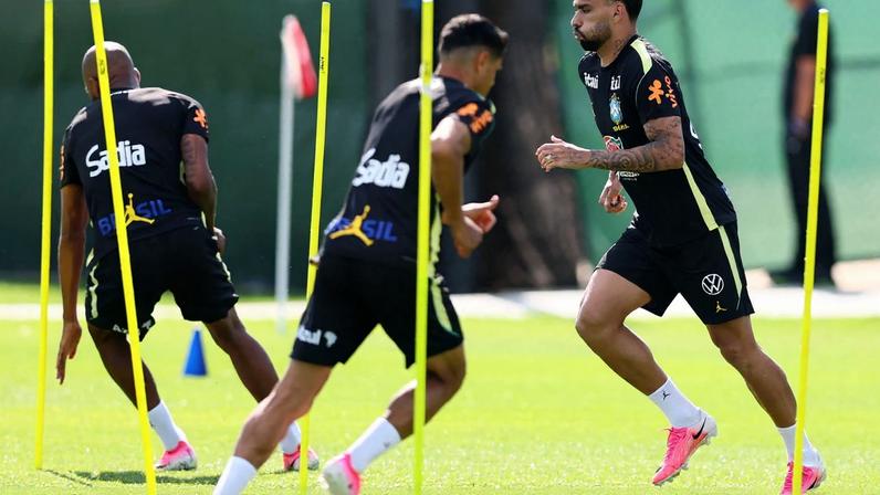 Treino da seleção brasileira no Columbia Park, em Morristown, Nova Jersey