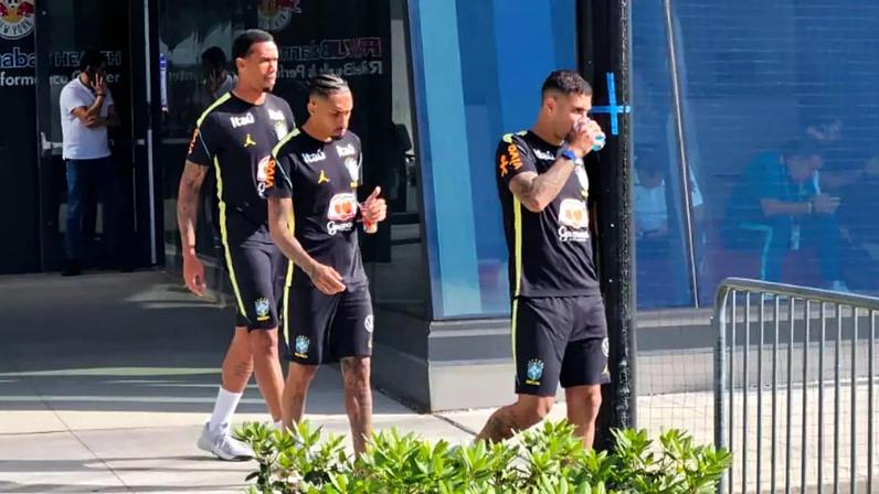 Treino da Seleção Brasileira