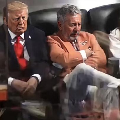 Vídeo com suposto cochilo de Trump durante a final da NBA viraliza
