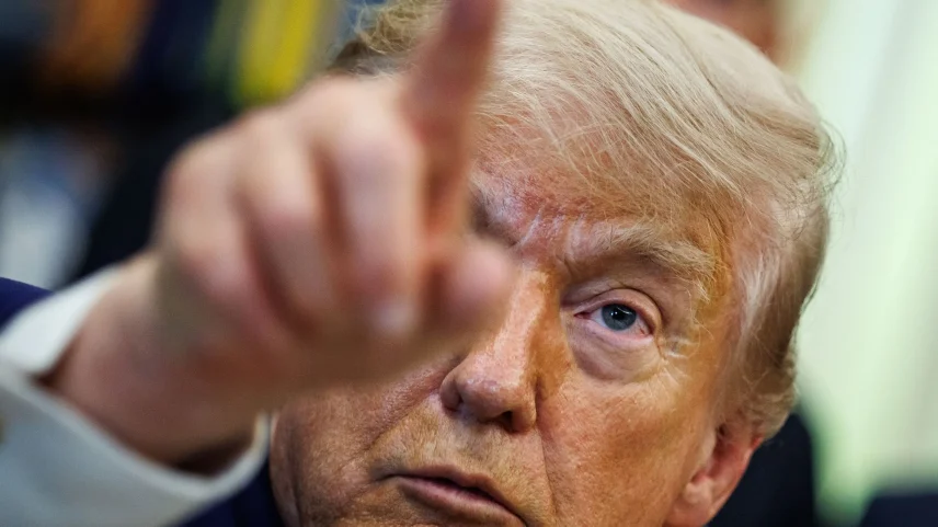O presidente dos EUA, Donald Trump, em evento com jornalistas na Casa Branca, em 4 de junho. (Foto: Samuel Corum/EFE/EPA/Pool)