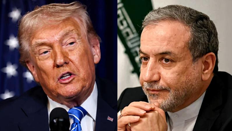 Donald Trump e Abbas Araghchi