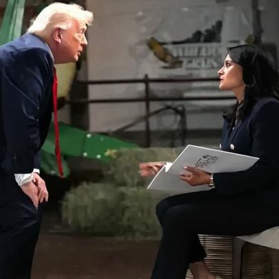 Trump abandona entrevista após questionamento sobre fraude eleitoral
