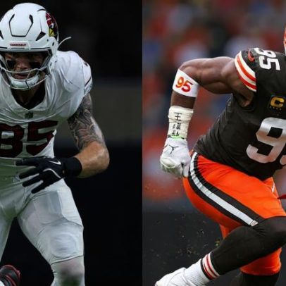 Trey McBride reage à contratação de Myles Garrett pelo Rams