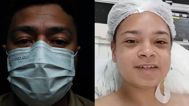 Jovem mordida por tubarão no Recife reencontra médico que a socorreu