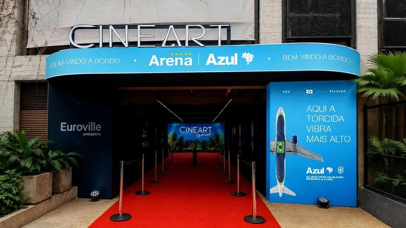 A Arena Azul está localizada no Espaço 356, na Rodovia BR-356 (saída para o Rio de Janeiro), logo após o BH Shopping, no bairro Olhos d'Água
