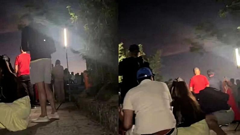 imagem colorida turistas se escondem tiroteio rj