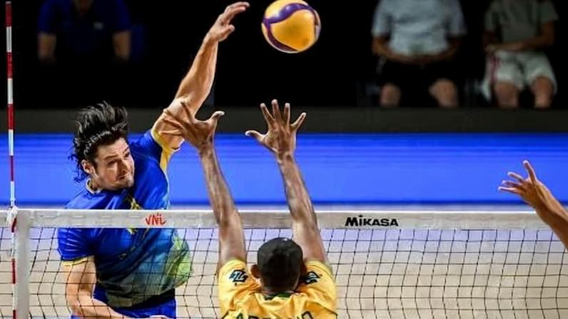 Ucrânia e Brasil em ação na Liga das Nações de Vôlei masculino