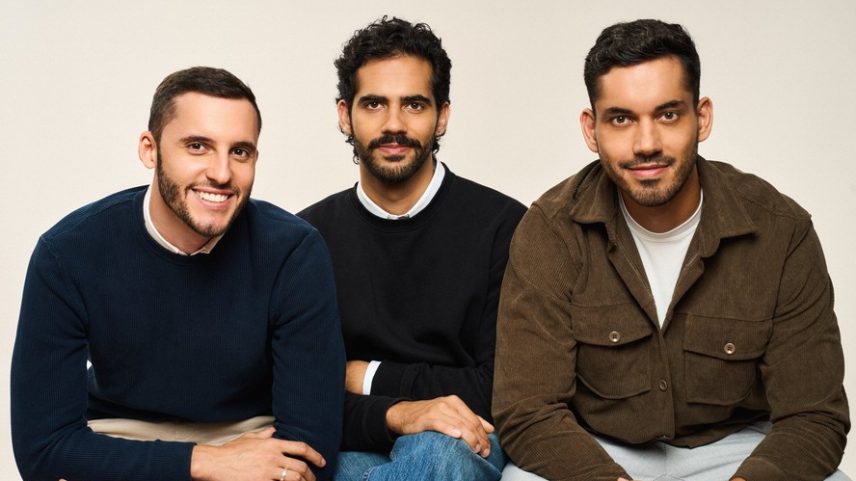 Gilberto Villar, Daniel e Matheus Guinezi, cofundadores da Uncover — Foto: Divulgação