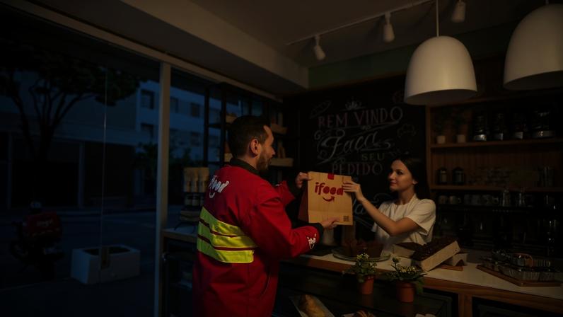 Entregador do iFood (iFood/Divulgação)