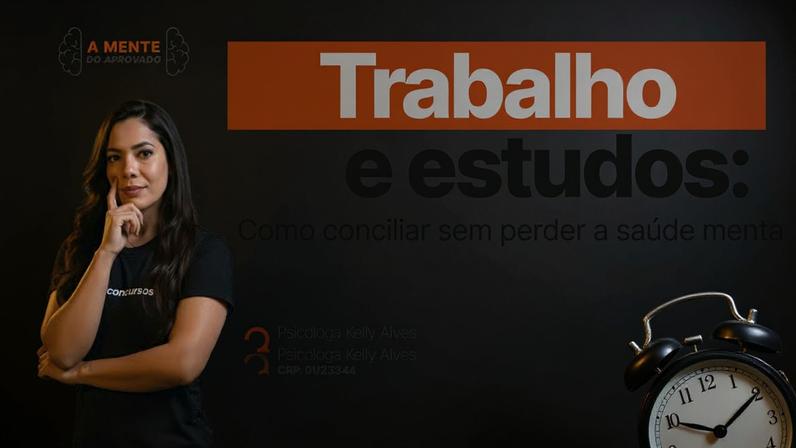 Equilibrar trabalho e estudo sem prejudicar a saúde mental