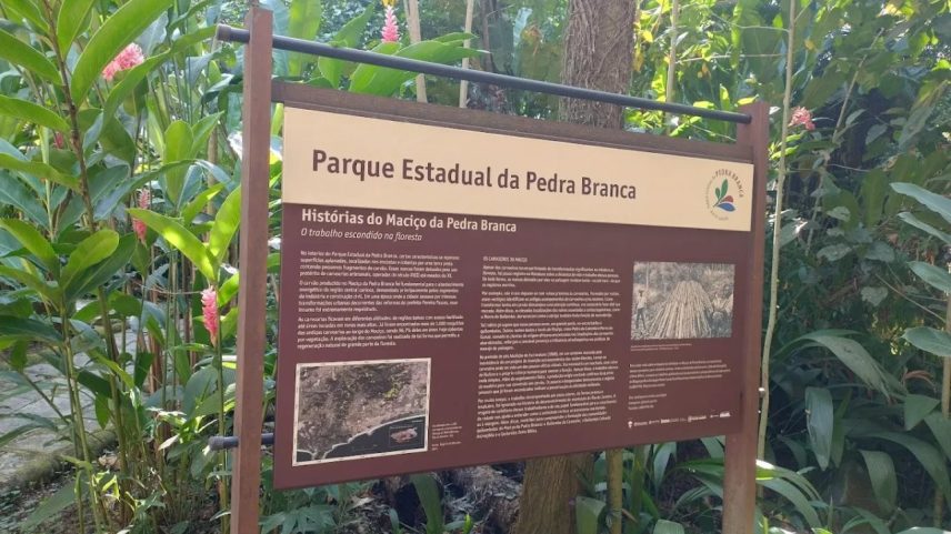 Parque Estadual da Pedra Branca, onde o grupo criminoso atuava