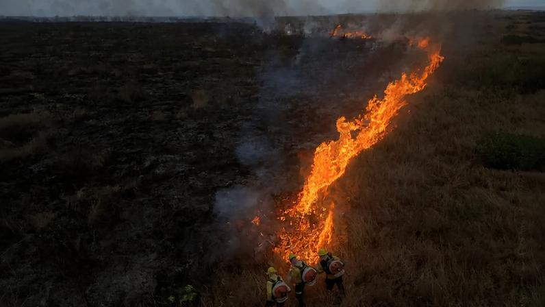Entre abril e maio, as temperaturas abaixo da superfície chegaram a ficar mais de 6°C acima da média histórica (AFP Photo)