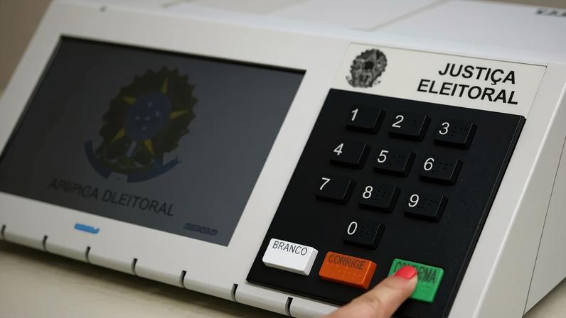 Urna eletrônica utilizada nas eleições brasileiras