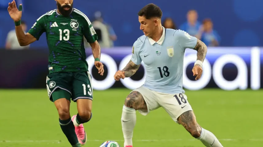 Uruguai arranca 1 a 1 com Arábia Saudita em estreia do Grupo H da Copa