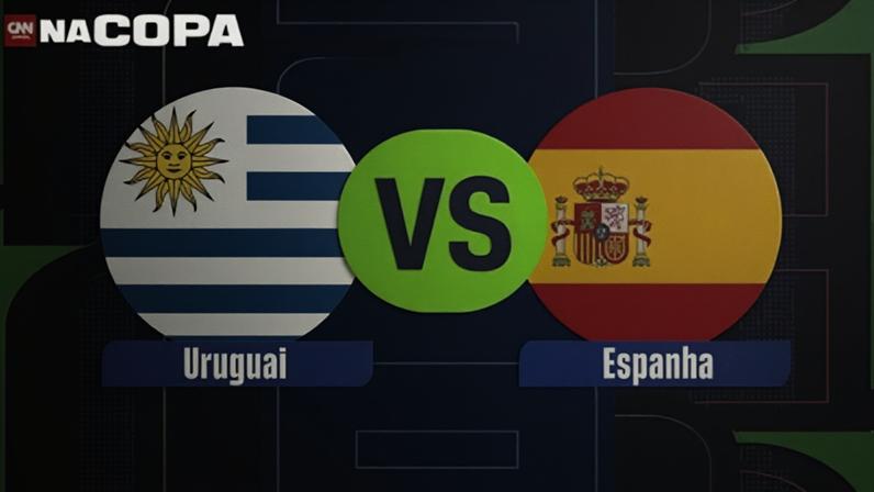 Uruguai e Espanha se enfrentam pela terceira rodada da fase de grupos da Copa do Mundo; saiba horário e onde assistir