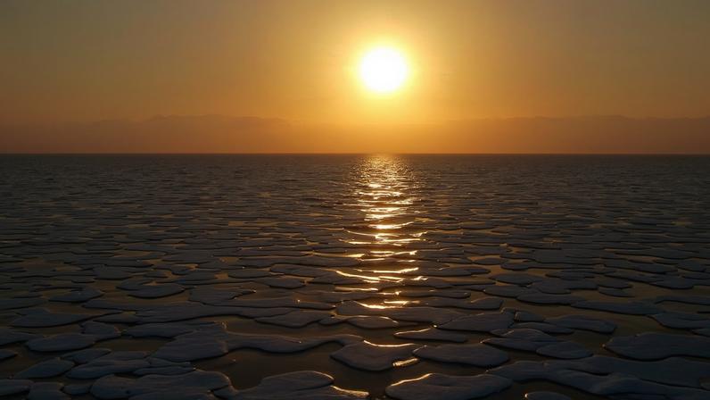 O aquecimento global está levando a Terra a um ponto crítico, principalmente no Ártico, onde os impactos das mudanças climáticas são ainda mais intensos. — Foto: Kathryn Hansen/NASA