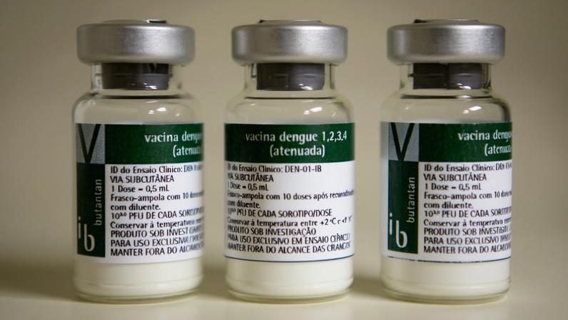 Vacina da dengue do Butantan. — Foto: Governo de São Paulo/Divulgação