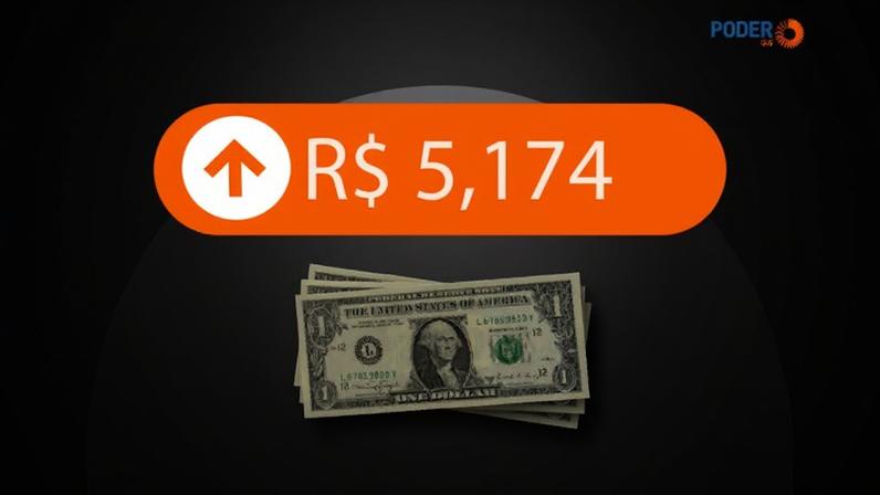 Dólar fecha em R$ 5,174 e Ibovespa cai