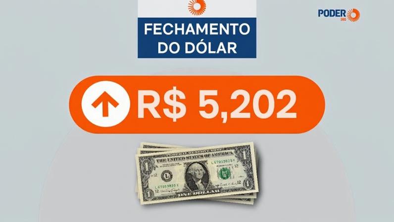Dólar sobe 0,29% e Ibovespa cai 0,36% ao fechar em R$ 5,202