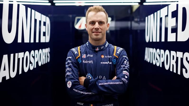 Laurens Vanthoor é confirmado como reserva da United Autosports