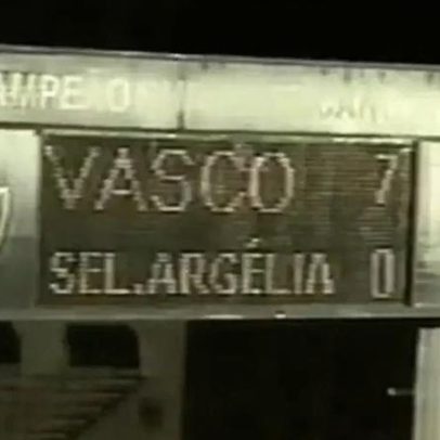 Argélia, adversária da Argentina, já foi goleada pelo Vasco por 7 a 0